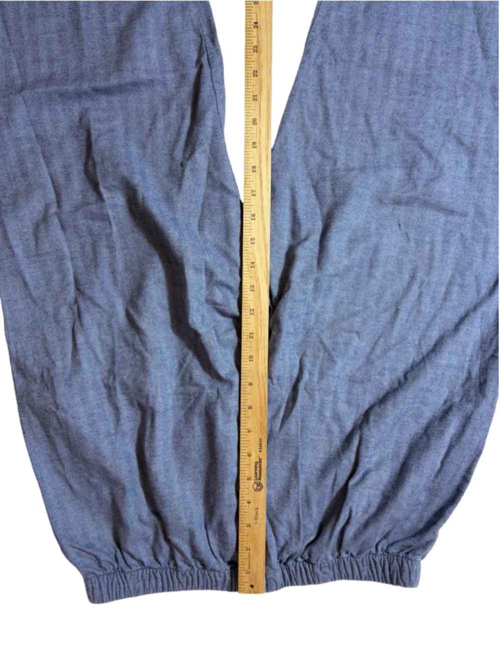 Frette 1860 Blue Herringbone Cotton Pajama Set 2Pc Made Italy Luxury